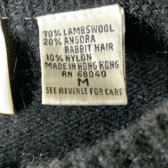 Vintage Cedars Beaded Lambs Wool Angora Rabbit Hair Sweater Women Embroidered - Picture 11 of 11